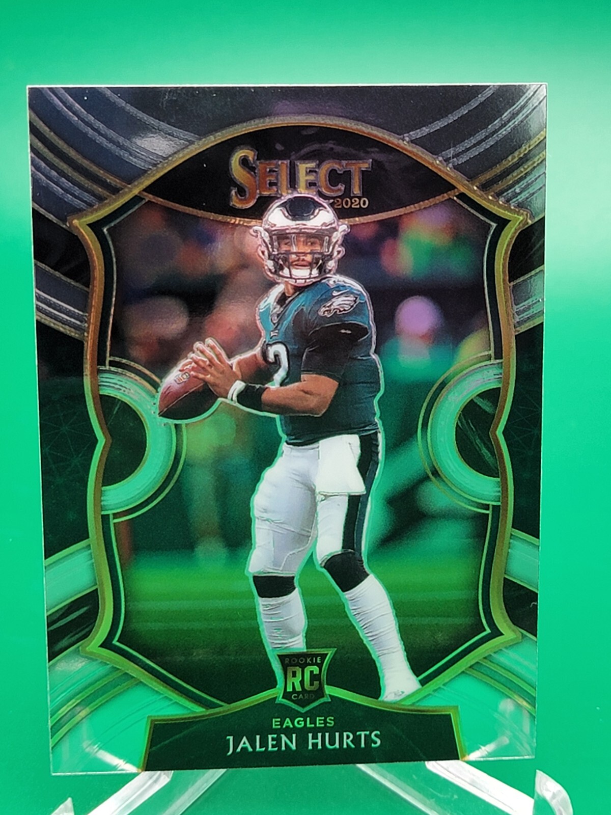 2020 Panini Select Jalen Hurts Concourse Rookie RC #50 Philadelphia Eagles (224)