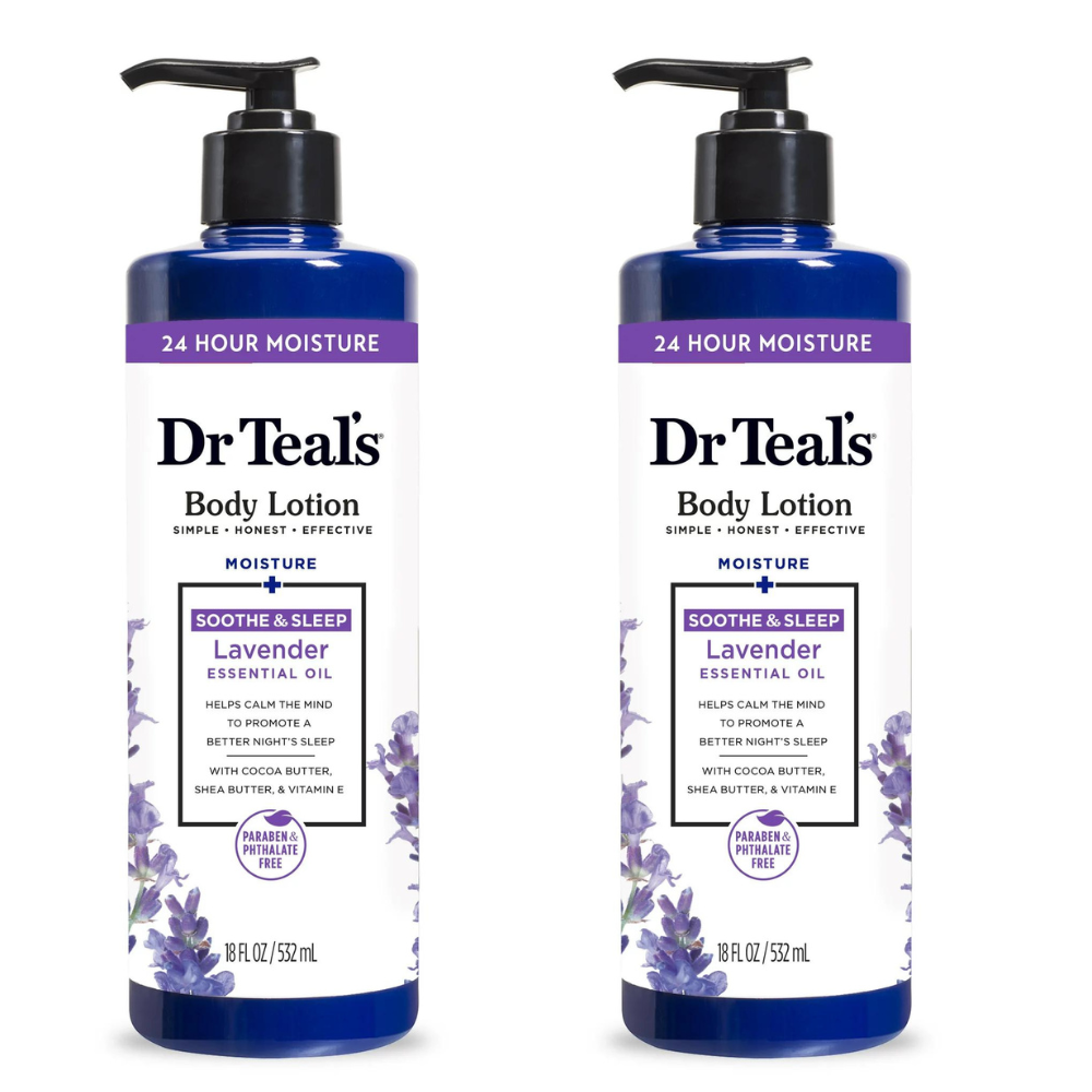 2 Pack Dr Teal's Soothing Lavender Body Lotion, 18 fl oz. Free Shipping eBay