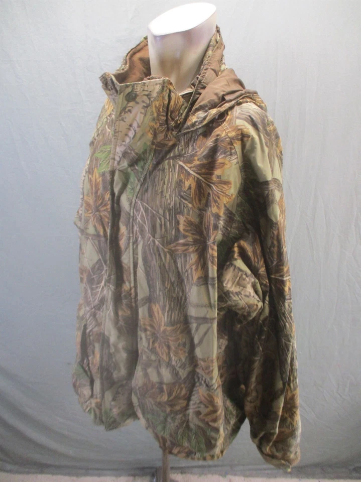 Columbia Size L Mens Camo Full Zip Snap Stand Collar Pocket Hunting Jacket 419 - Image 3 of 4