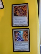 Tarjeta MTG. 2 cartas x2 Crimson Acolite & Obsidian Acolyte Clerics Judgment
