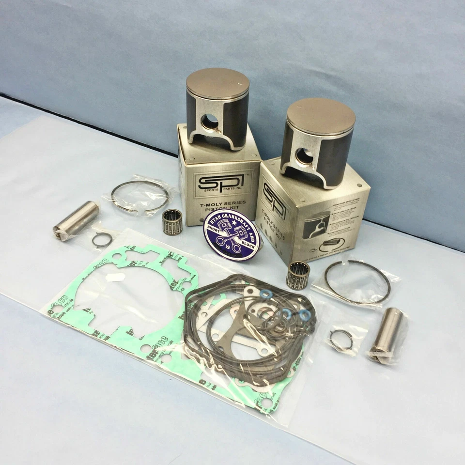 72mm STD SPI Single Ring Pistons Gaskets 2005-2008 Ski-Doo 600 HO SDI MXZ GSX - Image 4 of 4