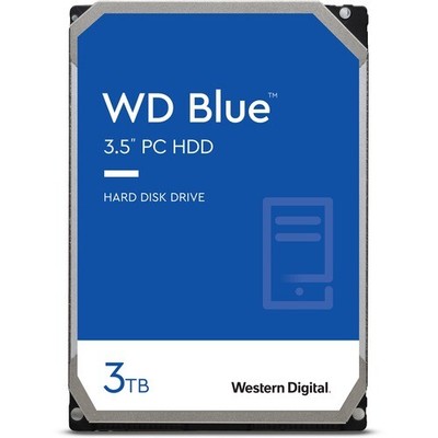 WD Blue WD30EZAX 3 TB Hard Drive - 3.5  Internal - SATA (SATA/600) - Conventiona