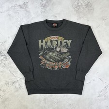 Vintage 1991 Harley Davidson 3D Emblem ‘I Own A Harley’ Sweatshirt Size Large L