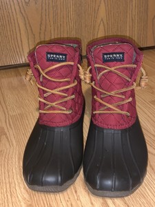sperry duck boots womens size 9