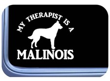 Belgian Malinois Sticker Therapist OS 563 6" dog Decal Sticker schutzhund