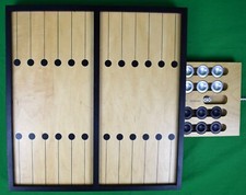 "Zanazan Backgammon Oak Board Designed By Shahen Pooladian Made In USA" (New)