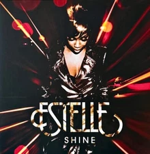 ESTELLE " SHINE " SEALED EURO LP  ** BLACK / ORANGE COLOURED VINYL LP **