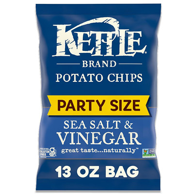 Sea Salt & Vinegar Kettle Chips Potato Chips 13Oz
