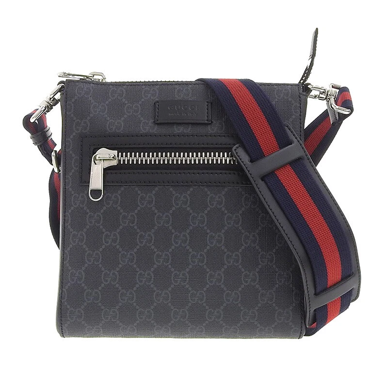 Gucci Messenger GG Supreme Small Black/Grey