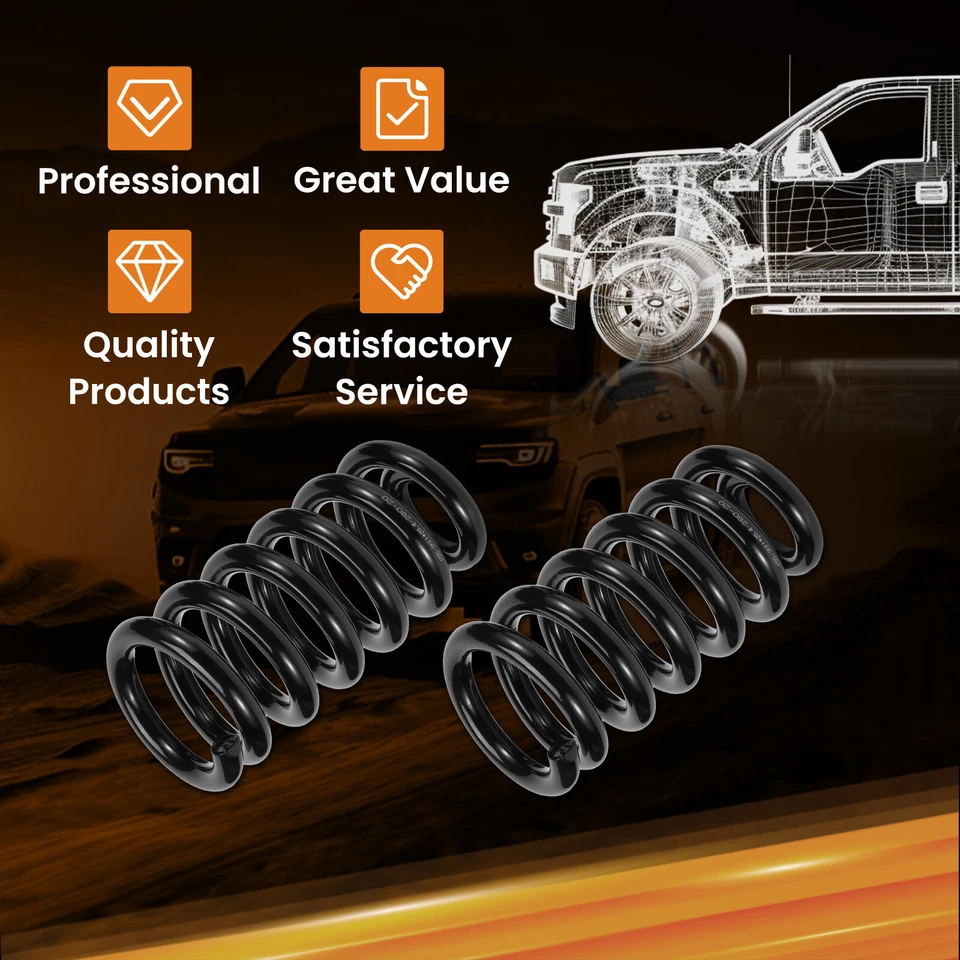 Kit de muelles helicoidales de descenso delanteros de 3" para Chevy C10 GMC C15 1963-1987 Foto 3 de 4