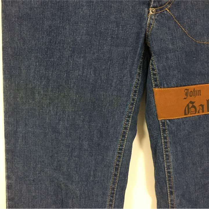 USED John Galliano Painted denim size 44 Dior Gucci John Galliano 