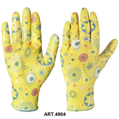 GUANTO DA GIARDINO UOMO DONNA GIARDINAGGIO VERDEMAX RESISTENTI ANTITAGLIO LAVORO