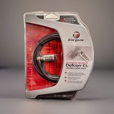 TARGUS DEFCON CL NOTEBOOK LAPTOP PC DESKTOP COMBO 6.5  FT CABLE LOCK PA410U NEW