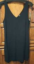 OLD NAVY BLACK TANK STYLE DRESS MED