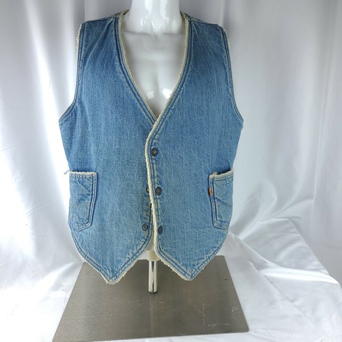Vintage Levis Mens XL Vest Western 