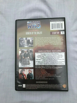 Doctor Who Dr. Who - Genesis of the Daleks (DVD, 2006, 2-Discs) #78 R1 New