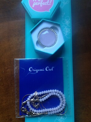 Origami Owl Pretty In Pink Hostess Exclusive Rose Opal Prism Face