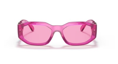 Versace 0VE4361 5334/5 - Transparent fuxia / Fuchsia Square  display picture 2