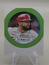 2022 Topps Heritage High Number- 1973 Topps Candy Lids - Nick Castellanos HN12