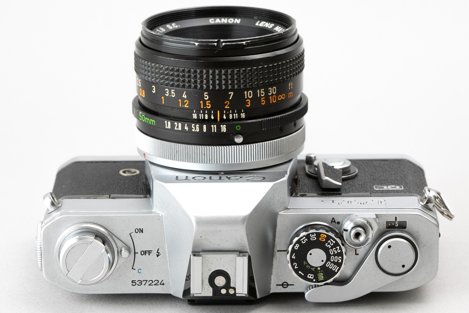 FedEx [N.MINT] Canon FTb QL + [N.MINT] Canon FD 50mm f1.8 s.c. from