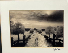 John McDermott Signed Photo Print Angkor Wat Cambodia CAUSEWAY  19 ¾” x 17 ¾”