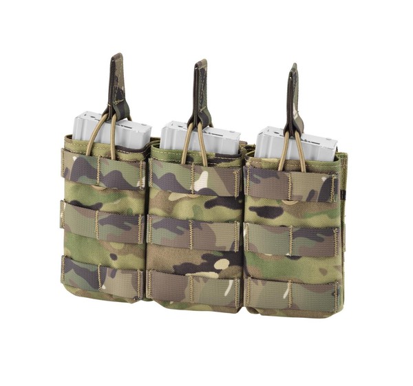 Tasca Porta Caricatore Molle Softair Triplo Per 5.56 M4 Defcon 5 D5-M4AK3DO Mc-image