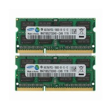 8 GB 2x4 GB PC3L-10600S SO-DIMM Laptop Memory For HP EliteBook 8440p 8540p 8540w