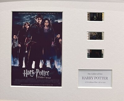 HARRY POTTER.  THE GOBLET OF FIRE. 35mm Film Cell MOUNTED Display
