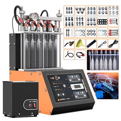 ANCEL ANJ600 Auto Ultraschall Kraftstoff Injektor Reiniger & Tester Maschine DE