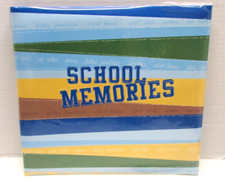 NEW MBI School MEMORIES Scrapbook Album 12"x12" 10 two sided pages protectors