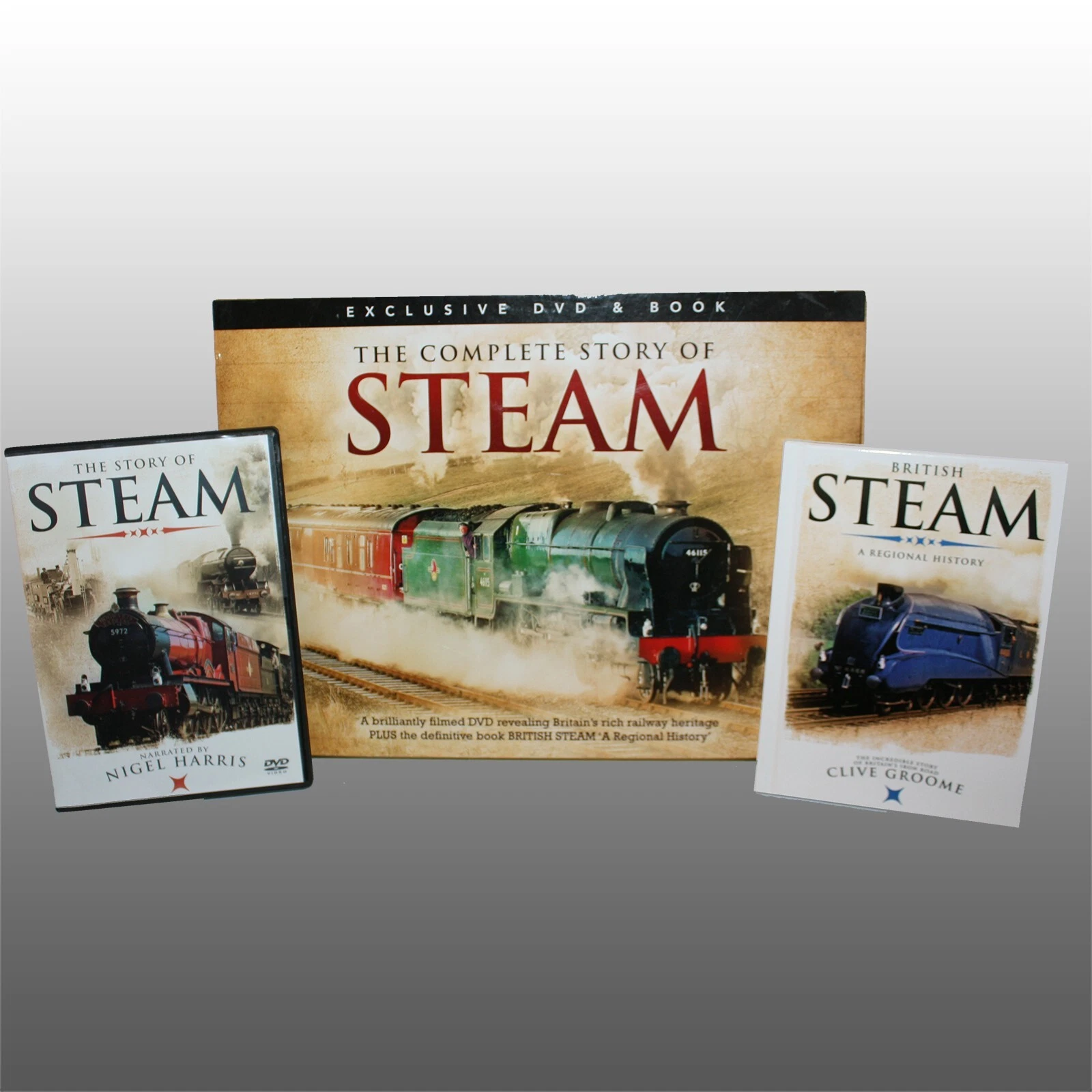 The Complete Story of Steam DVD and Book Set