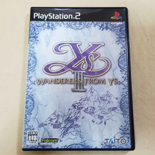 PS2 Ys III 3 Wanderers from Ys Sony Playstation 2 Japan Game