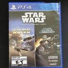 Star Wars Racer and Commando Combo for PlayStation 4 PS4 Damaged Case