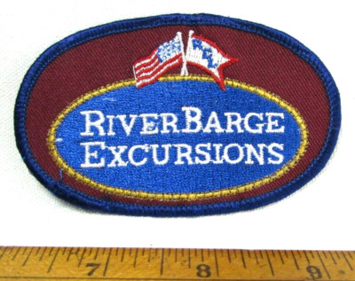 Vintage River Barge Excursion Jacket Patch RCL Cruises New Orleans Louisiana LA