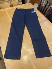 Nautica Girls Pants 16.5 Plus Navy School Uniforms Skinny