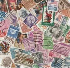 US Postage Stamps (30 Used) 40-80+YR OLD - No Duplicates  