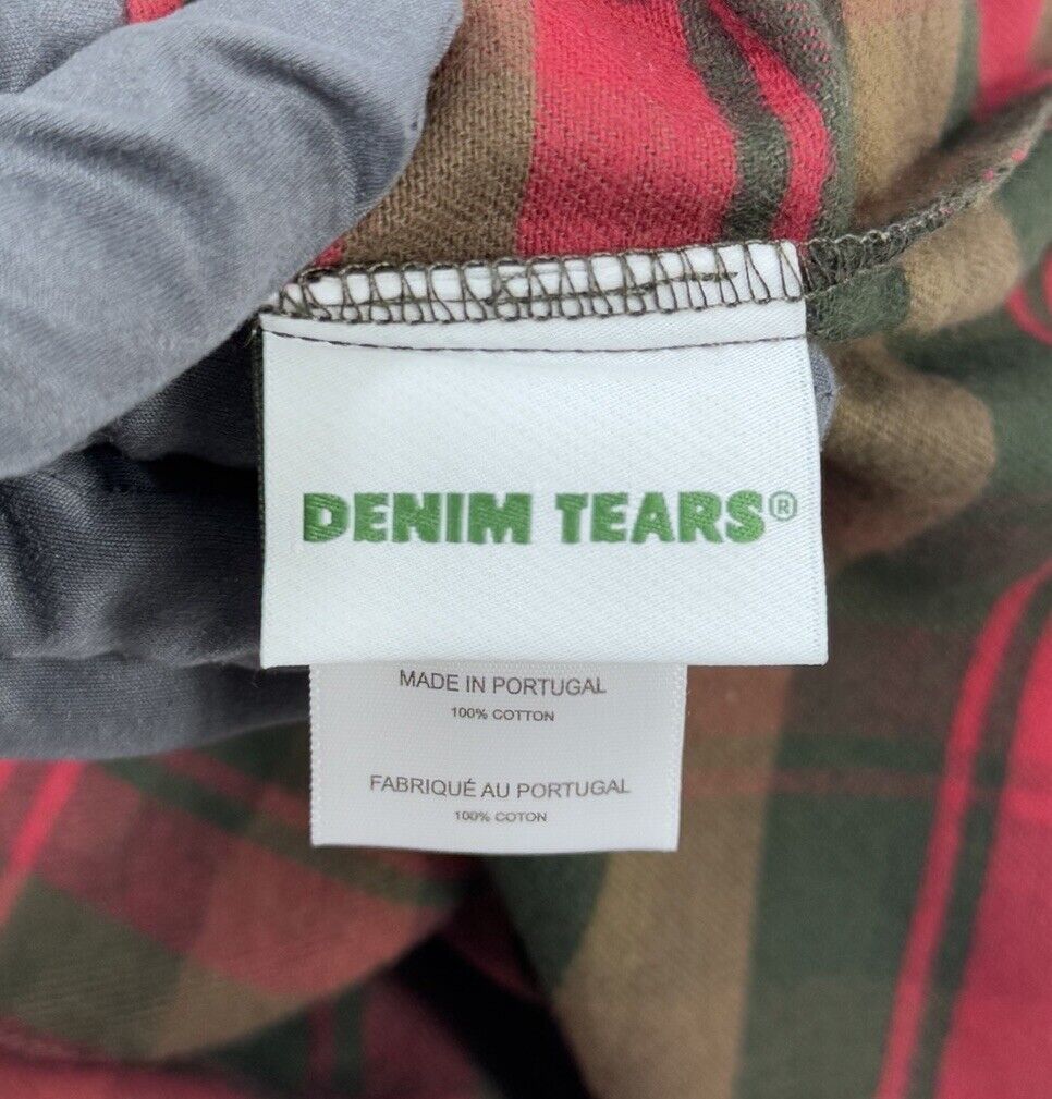 Denim Tears - Logo Print Checked Shirt Size: L | eBay Denim Tears - Logo Print Checked Shirt Size: L | eBay