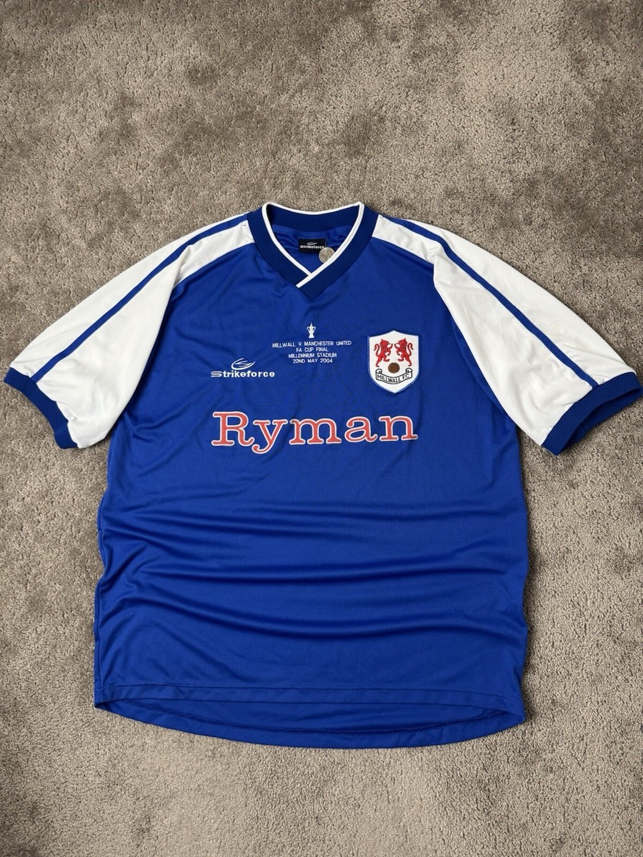 MILLWALL 2003 2004 Fa Cup Final Home Football Shirt Soccer