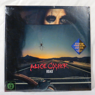 ALICE COOPER - Road  2023 2xLP Ltd. Blue/Black marble w/ DVD   SEALED