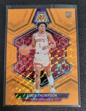 2023-24 Mosaic Amen Thompson RC Orange Flourescent #/25