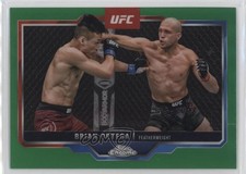 Brian Ortega Chrome 2025 Green Refractor /99 #55T