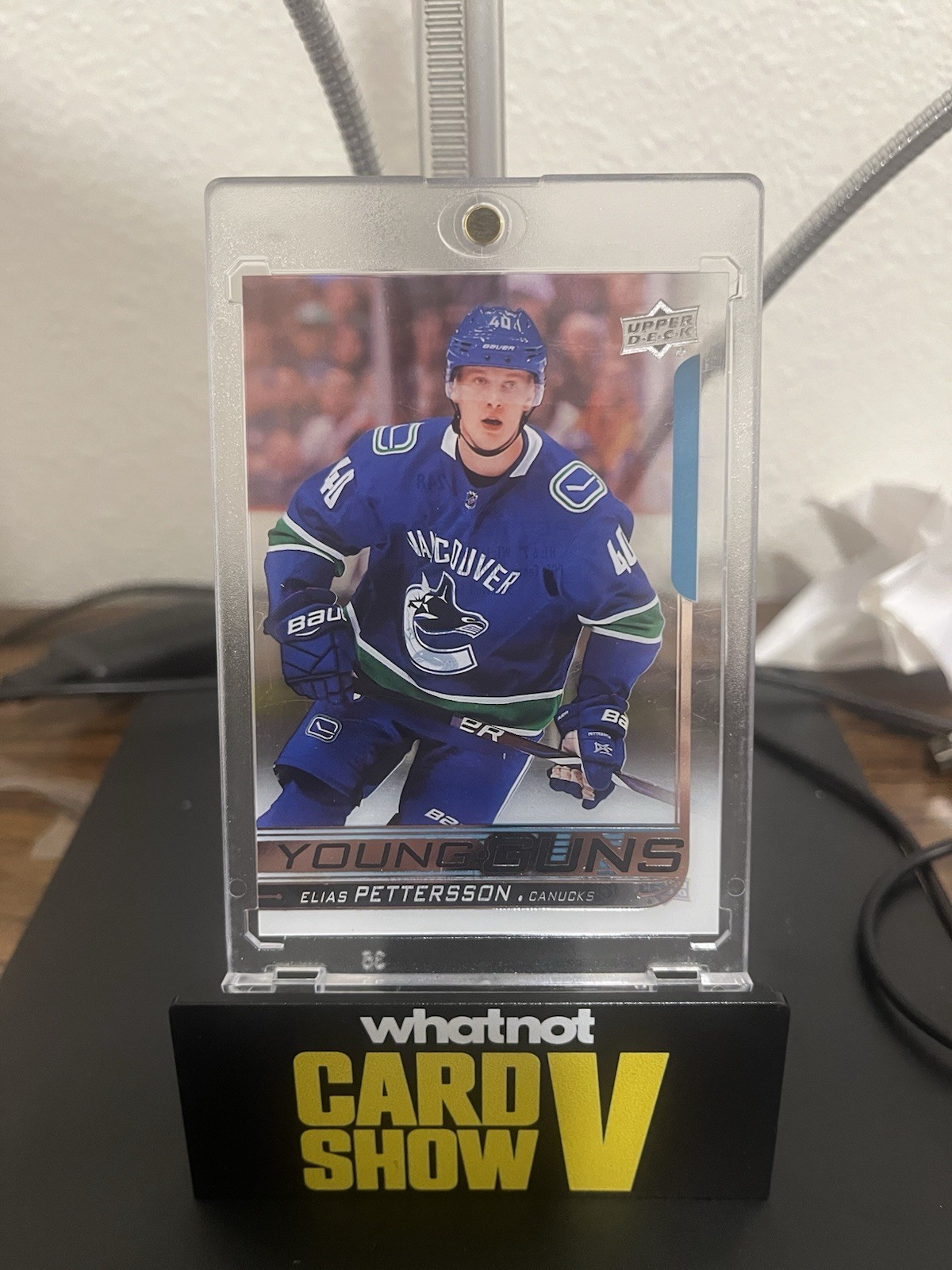 2018-19 Upper Deck #248 Young Guns Clear Cut Rookie Elias Pettersson