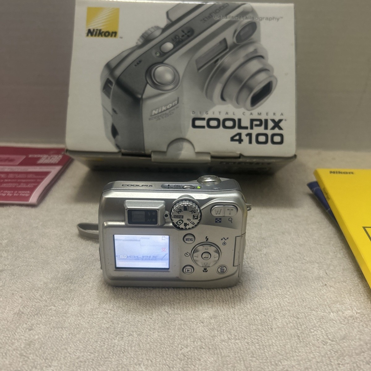 Nikon Coolpix 4100 4.0MP Digital Camera 3x Optical Zoom TESTED