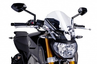 PUIG WINDSCHUTZSCHEIBE NAKED N.G. TOURING FUR YAMAHA MT-09 2013 TRANSPARENT
