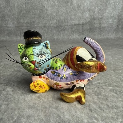 Vintage TOM'S DRAG Tom Hoffmann Original Sissy Cat Figurine 2'' Tall
