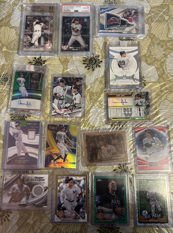 2016-2025 Aaron Judge Rookie Patch And Rookie Card And Auto !!!!