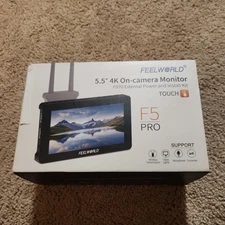FEELWORLD F5 Pro V3 5.5" Touch Screen 3D LUT 4K Field Monitor for DSLR Cameras