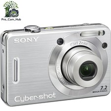 Sony Cyber-shot DSC-W55 Digital Camera 7.2MP 3x Optical Zoom - Silver