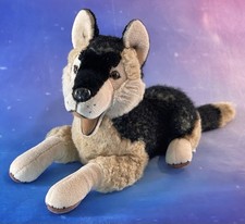 22" Vintage Happy People German Shepherd Dog Plush Small Realistic Stuffed Puppy