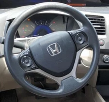 2012-2012 Honda Civic LH Driver Steering Wheel Airbag OEM